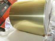 Goldener überzogener Aluminiumflossen-Epoxidstreifen für unterschiedliche Breite der Klimaanlagen-0.115mm
