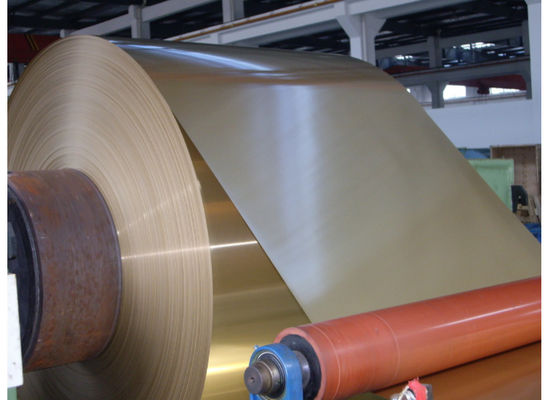 Goldene hydrophile überzogene Aluminiumepoxidflossen mildern O 0.2MM