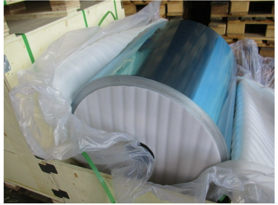 Blue / Golden Epoxy Coated Aluminum Foil 0.18MM Width In Heat Exchanger