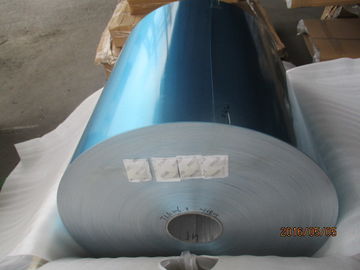 Soft Temper Mill Finish Aluminum Foil Coated Blue / Golden With 0.2MM Various Width